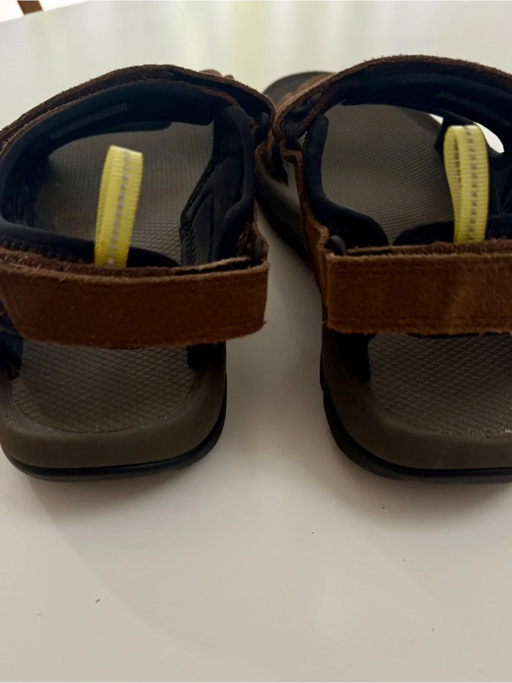 Teva Brown Suede Strap Men's Sandals
